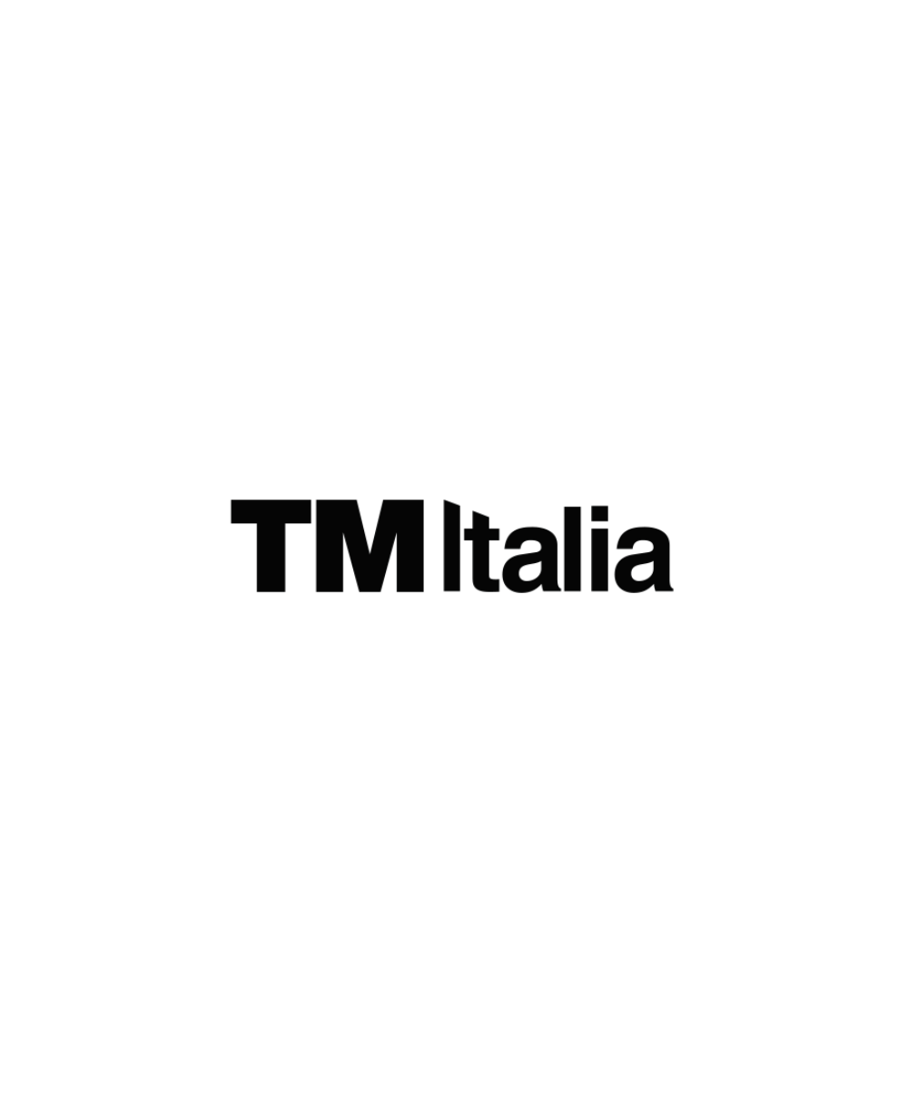 Black 'TM Italia' logo on a white background